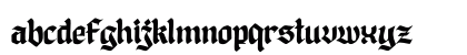 Disgored DEMO Regular Lowercase Preview