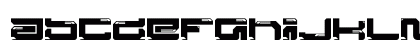 Dynatron Regular Lowercase Preview