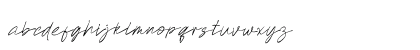 Fadegent Regular Lowercase Preview
