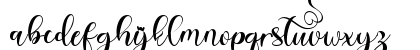 Bonitha Lowercase Regular Lowercase Preview