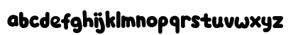 Bulonee Regular Lowercase Preview