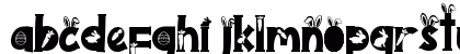 Bunny Holiday Regular Lowercase Preview