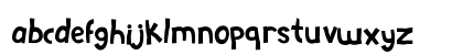 Cafetalk Regular Lowercase Preview