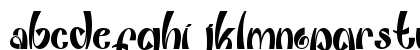 Christmas Rolisya Demo Regular Lowercase Preview