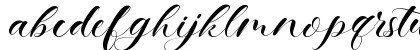 Christmas Twinkle-Personal use Regular Lowercase Preview