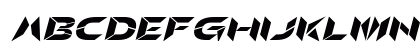 Crypto Hunter Slant Italic Lowercase Preview