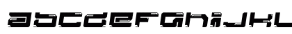 Dynatron Slant Regular Lowercase Preview
