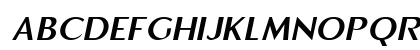 Emerald Crown Light Italic Lowercase Preview