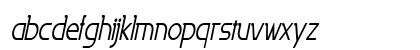 Persia Thin Italic Lowercase Preview