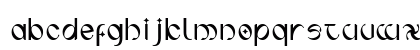 GAHIBOE Regular Lowercase Preview