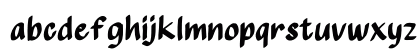 General Komik Regular Lowercase Preview