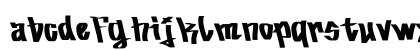 Gress Down Regular Lowercase Preview