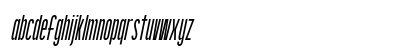 Gantura Light Italic Lowercase Preview