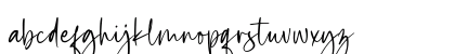Gellatick Regular Lowercase Preview