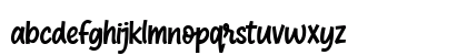 Golden Motion Regular Lowercase Preview