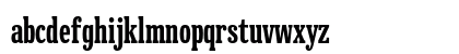 Hackensack SemBd Regular Lowercase Preview