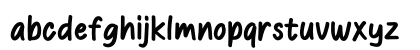 Hand Coffe Regular Lowercase Preview