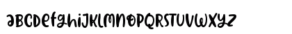 Hello Yellow Regular Lowercase Preview