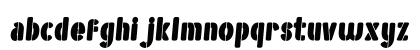 Hold Deck Italic Lowercase Preview