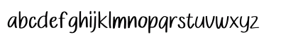 Hope Cartoon Regular Lowercase Preview