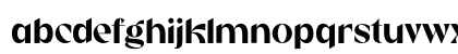 Khaviax Regular Lowercase Preview