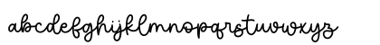iloveyou Regular Lowercase Preview