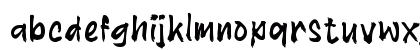 K Kadingaren Regular Lowercase Preview