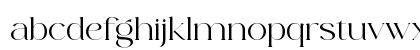 Lorestta Regular Lowercase Preview