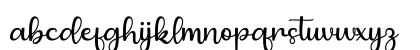 Magdalena Regular Lowercase Preview