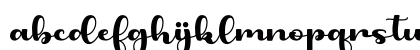 Margaretha Regular Lowercase Preview