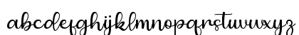 Magdalena Regular Lowercase Preview