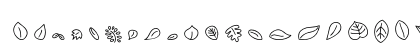 MTF Leaves Regular Lowercase Preview