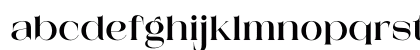 Mestro Serif Regular Lowercase Preview