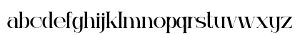 Mofia Regular Lowercase Preview