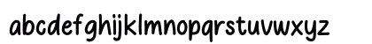 Monny Cartoon Regular Lowercase Preview