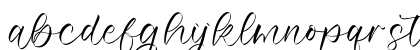 Morietta Garden DEMO VERSION Regular Lowercase Preview