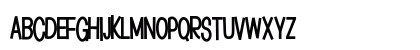 Naughty Regular Lowercase Preview