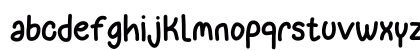 Oahyou Minna Regular Lowercase Preview