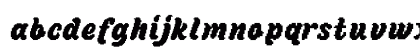 Ohleys Pixelated Regular Lowercase Preview