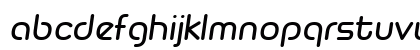 Metropia Bold Italic Lowercase Preview