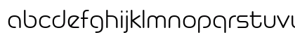 Metropia Regular Lowercase Preview