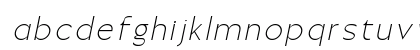 Moirest Light Italic Lowercase Preview