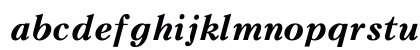 Peterburg Bold Italic Lowercase Preview