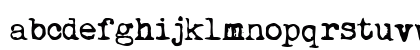 My Underwood Pro Regular Lowercase Preview