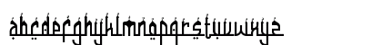 Nashir Nectar One Regular Lowercase Preview