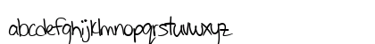 Note to Selfie Regular Lowercase Preview
