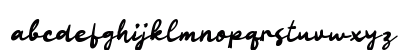 Oaendy Script Regular Lowercase Preview