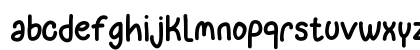 Oahyou Minna Regular Lowercase Preview
