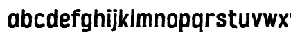 Oaksidan Regular Lowercase Preview