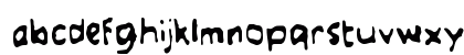 Oanteh Regular Lowercase Preview